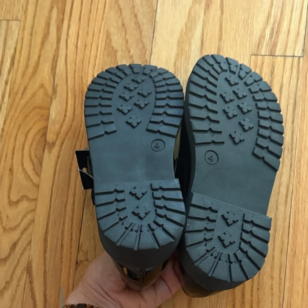 Art Class Shiny Black Kids Dress Shoes